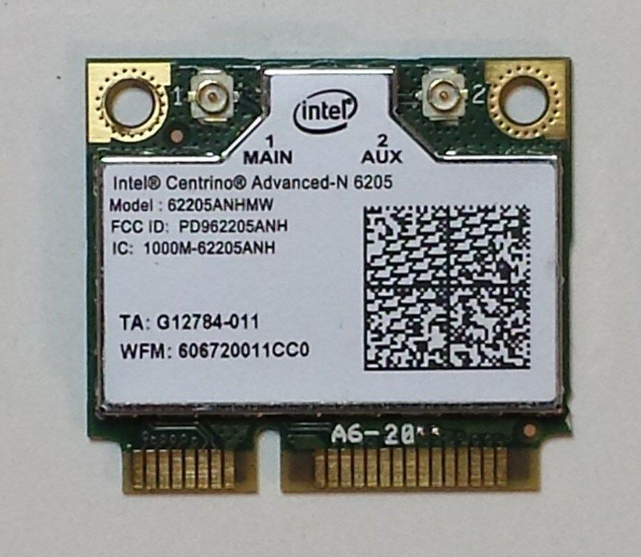 Intel® Centrino® AdvancedN 6205, de doble banda Tu Soporte Tecnologico